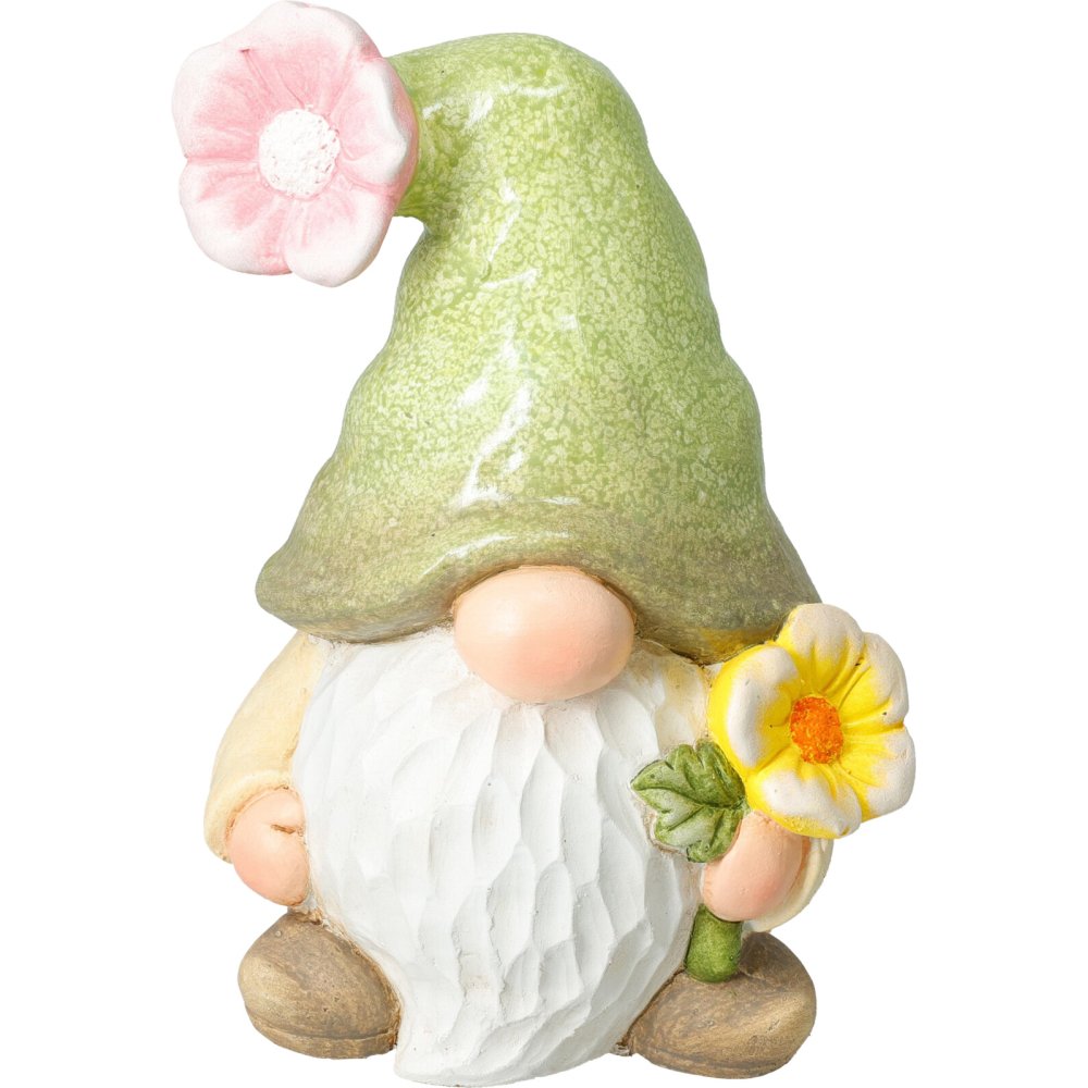 PROGARDEN Zahradní dekorace trpaslík 31 cm zelená KO-795250700zele