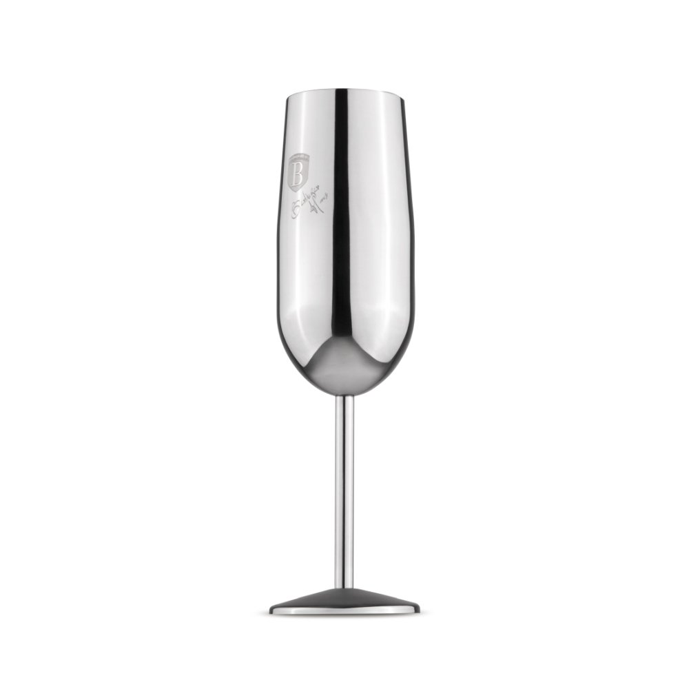 BERLINGERHAUS Sada sklenic 2 ks 260 ml na šampaňské Silver BH-8665