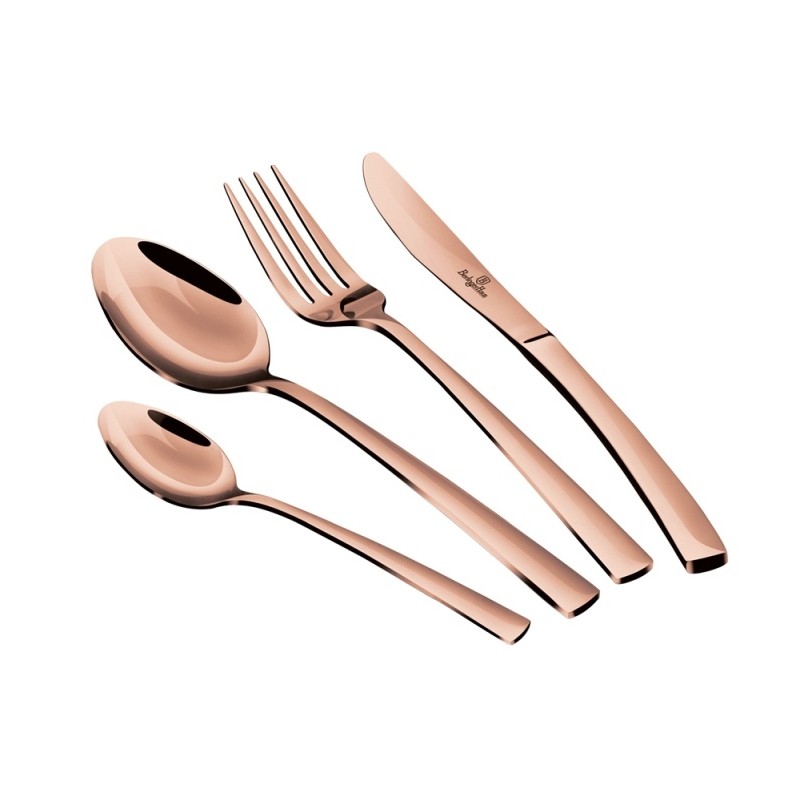 BERLINGERHAUS Sada príborov 24 ks Rosegold Metallic Line nerez mirror BH-2637