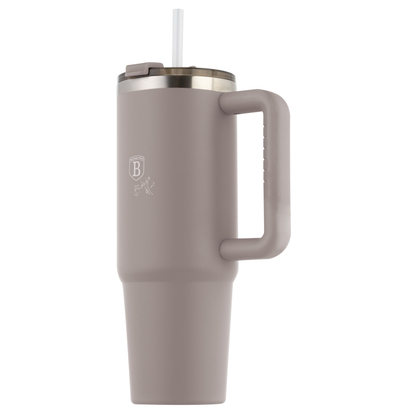 BERLINGERHAUS Termohrnek s dvojitou stěnou BerlingerCup 1 l Taupe Collection BH-8832