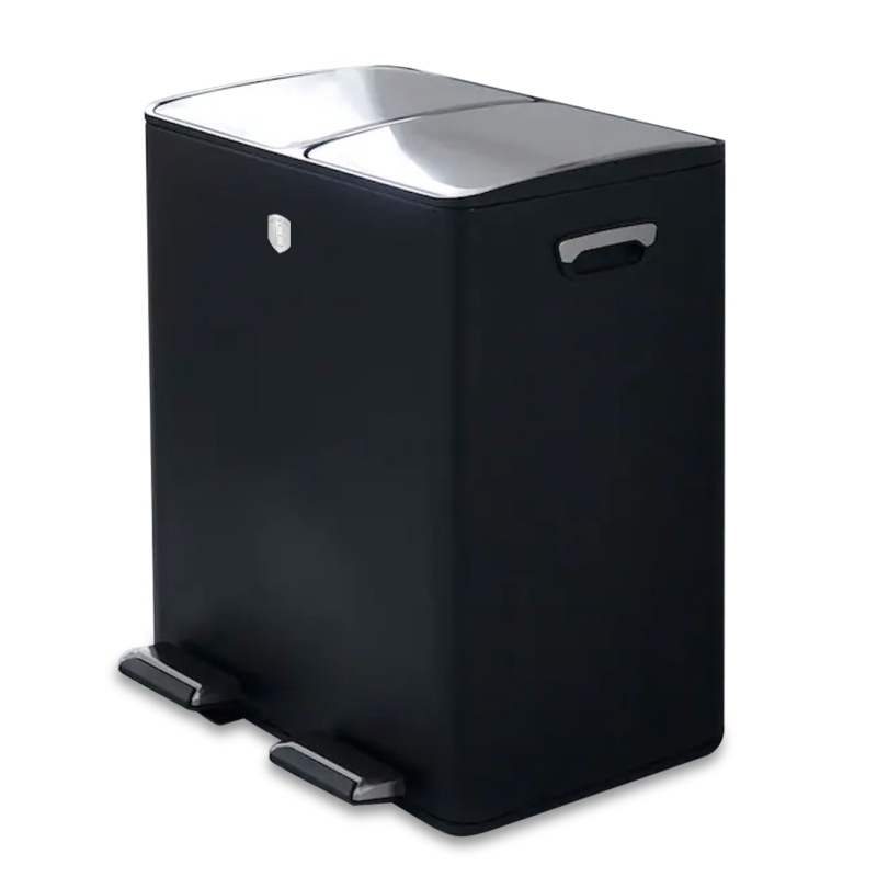 BERLINGERHAUS Koš odpadkový 2x30 litrů Black Rose Collection BH-8883