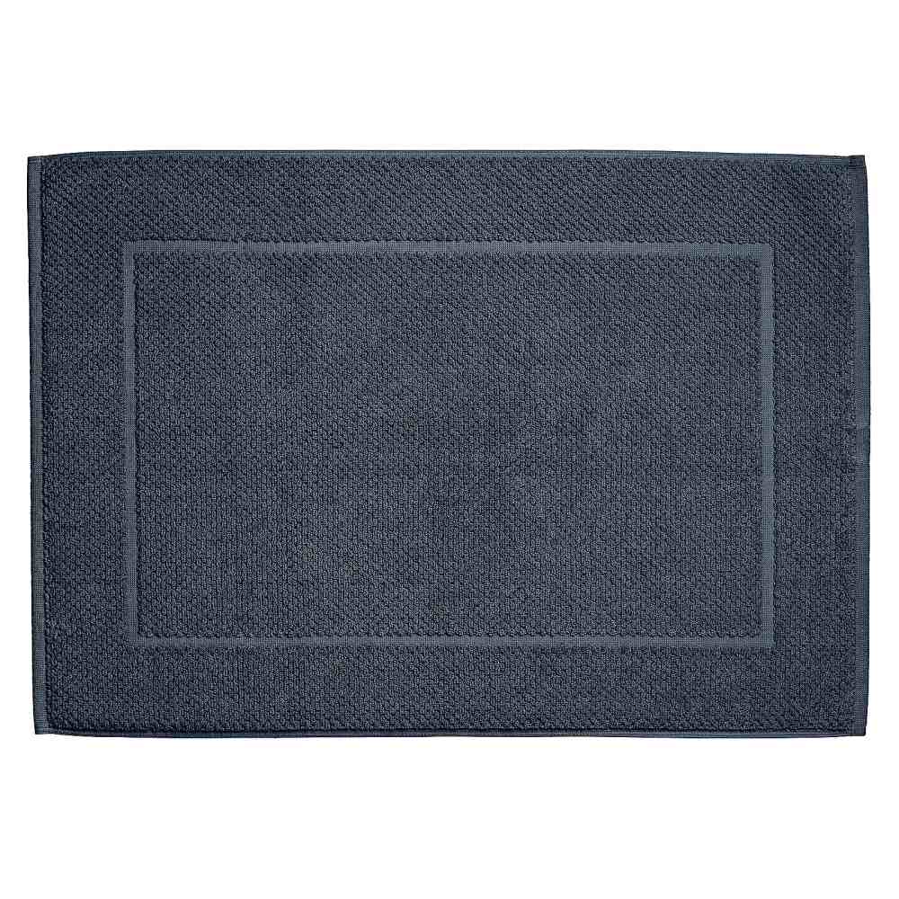 KELA Koupelnová předložka Lavinia 100% organická bavlna 60 x 100 cm tmavě modrá KL-24047