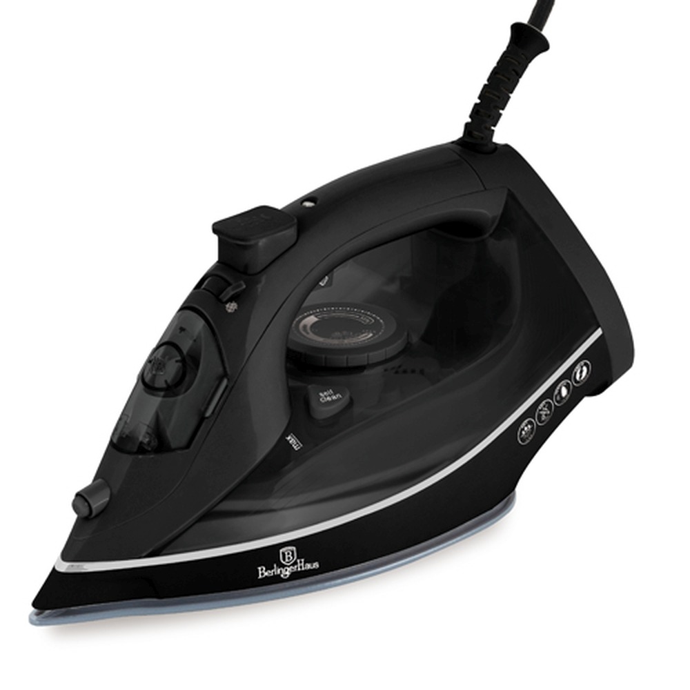 BERLINGERHAUS Žehlička napařovací 2200 W Matte Black Collection BH-9930