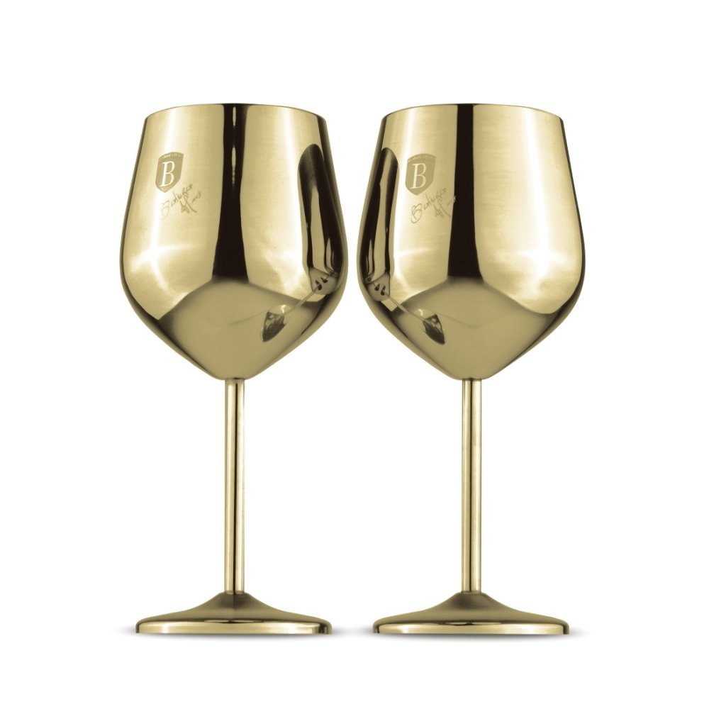 BERLINGERHAUS Sada sklenic 2 ks 400 ml na víno Gold BH-8659