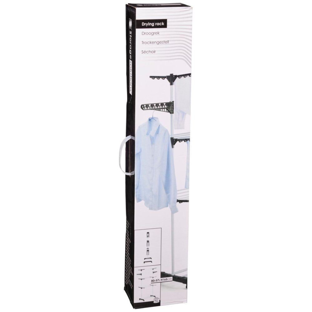 STORAGE SOLUTIONS Sušák na prádlo 80 × 57 × 165 cm KO-C80653410