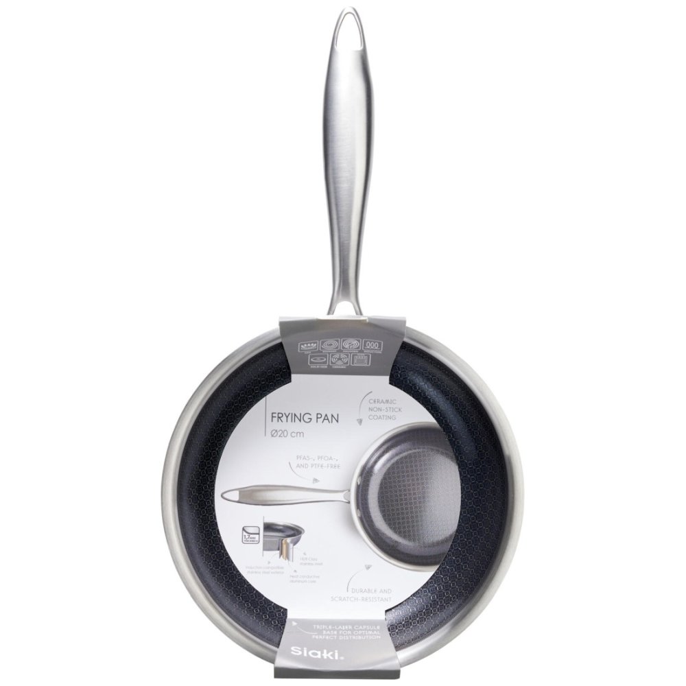 SIAKI HUISHOUD Pánev nerezová s nepřilnavým povrchem 20 cm KO-C85000450