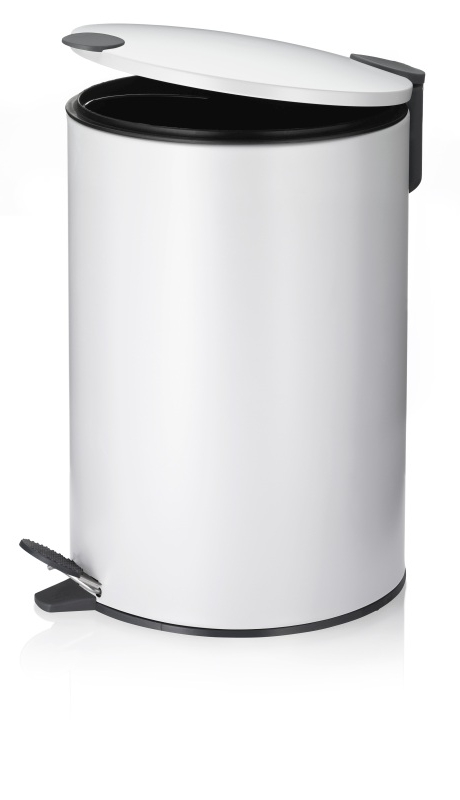 KELA Kôš odpadkový Mats biela 12l KL-10641