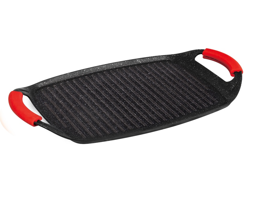 BERLINGERHAUS Grilovací deska s nepřilnavým povrchem 47 cm Burgundy Metallic Line BH-6182