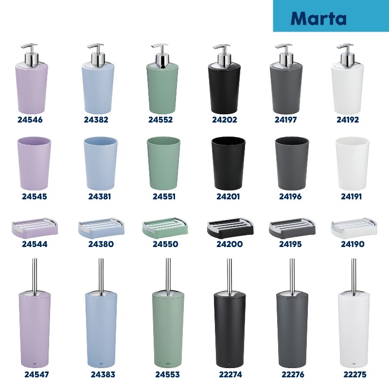 Štětka WC Marta, fialová 11x36,5 cm KL-24547 - thumb (3)