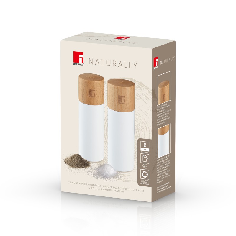 BERGNER Solnička a pepřenka NATURALLY BG-48518-WH - thumb (5)