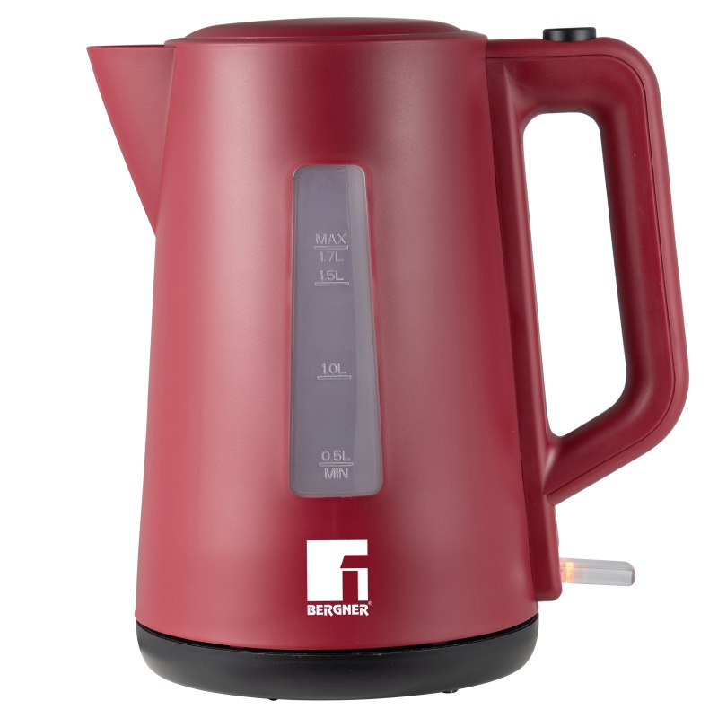 Product detail of BERGNER Rychlovarná konvice 1,7 l 2200W MAROON BG-51040-RD