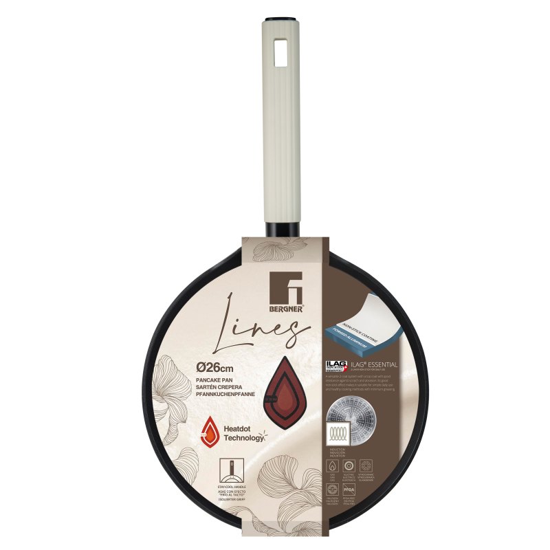 BERGNER Pánev na palačinky s nepřilnavým povrchem LIENS 26 cm BG-56088-GY - thumb (1)