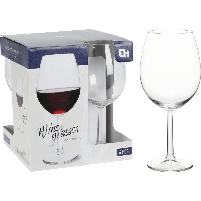 EXCELLENT Sklenice na červené víno 580 ml sada 4 ks KO-CC7000290 - thumb (1)