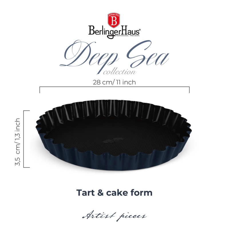 BERLINGERHAUS Forma na dort s titanovým povrchem Deep Sea Collection BH-8706