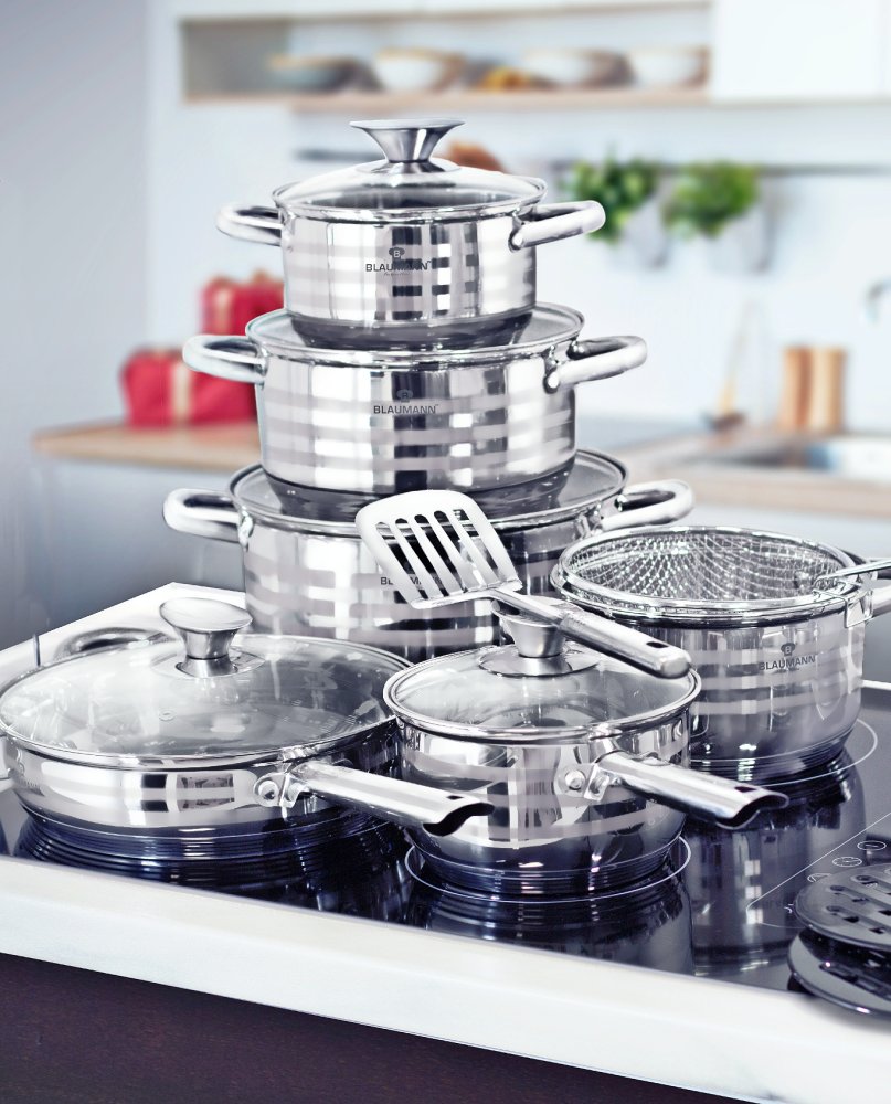 BLAUMANN Sada nádobí nerez 27 ks Jumbo Gourmet Line BL-3134