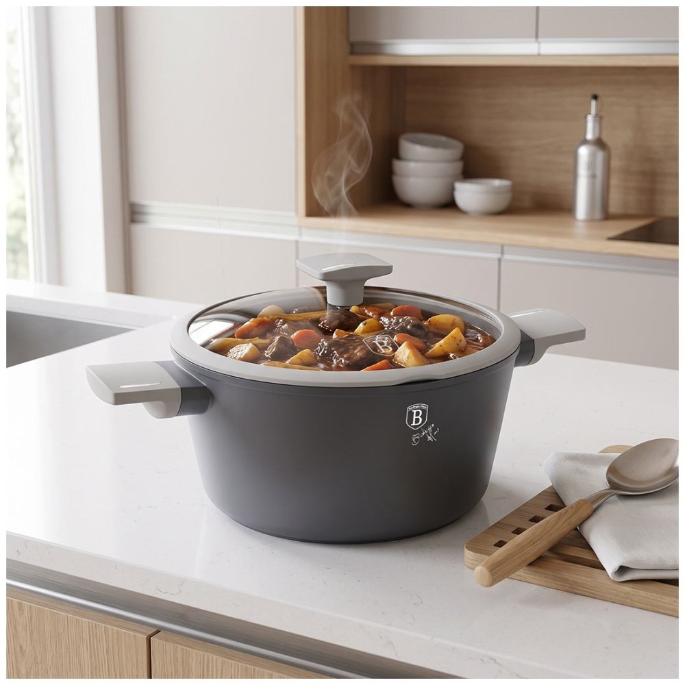 BERLINGERHAUS Kastrol s titanovým nepřilnavým povrchem 28 cm Aspen Collection BH-8287