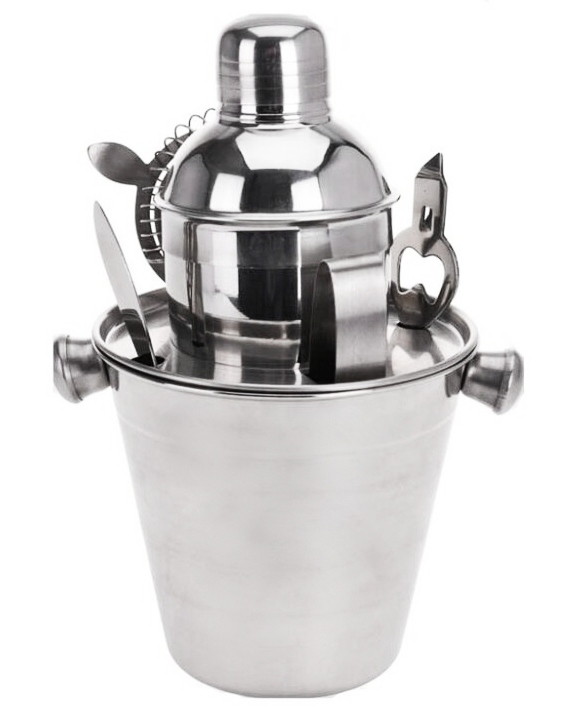 EXCELLENT HOUSEWARE Shaker na koktejly nerez sada 7 ks KO-A12405160