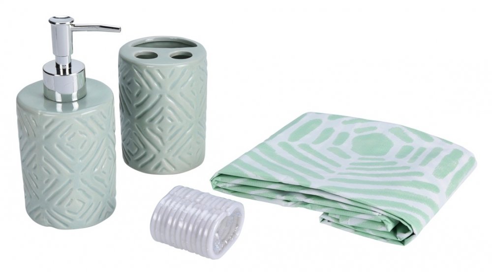 EXCELLENT HOUSEWARE Sada doplňků do koupelny DOLOMITE 4 ks šedá KO-CY2210530seda