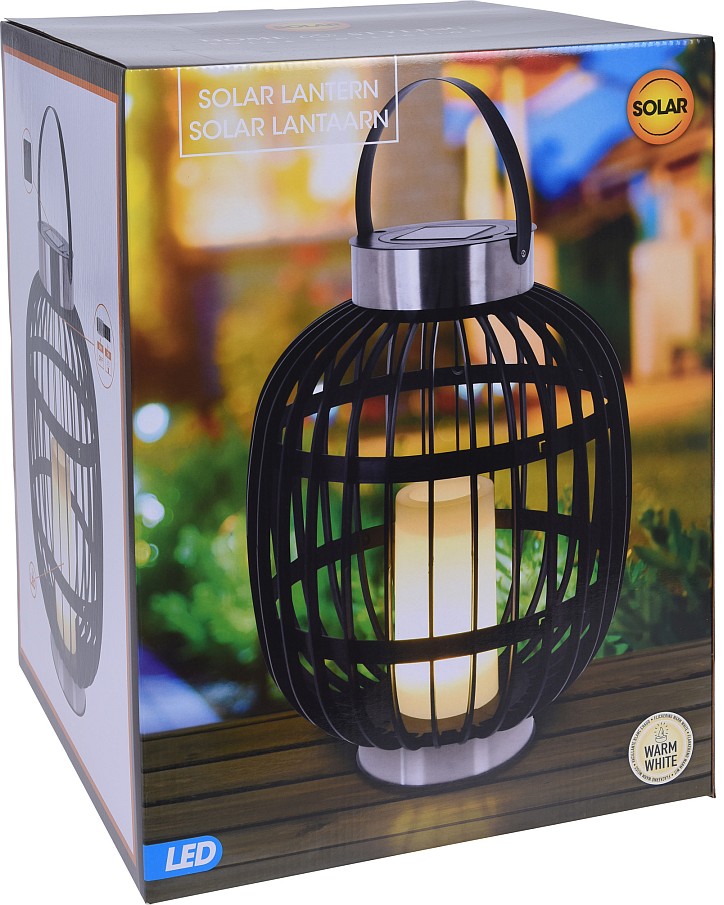 PROGARDEN Lucerna solární LED světlo 35 x 45 cm KO-512000730