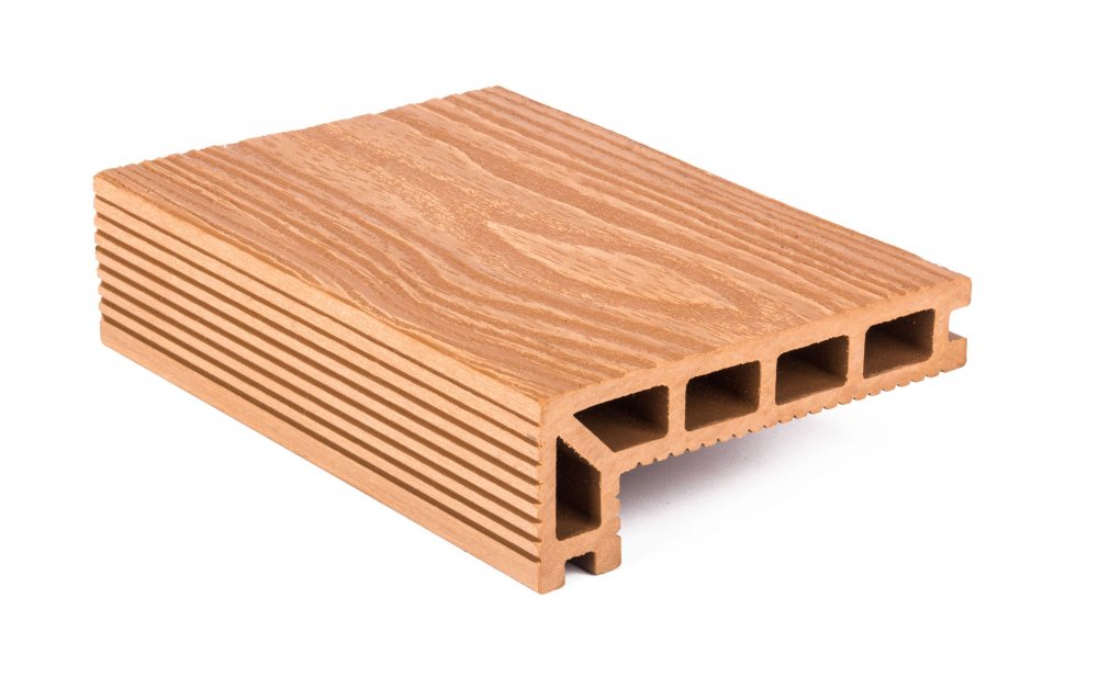 G21 Terasové prkno G21 zakončovací, 2,5 x 14,8 x 400 cm, Light Wood, WPC G21-6391047