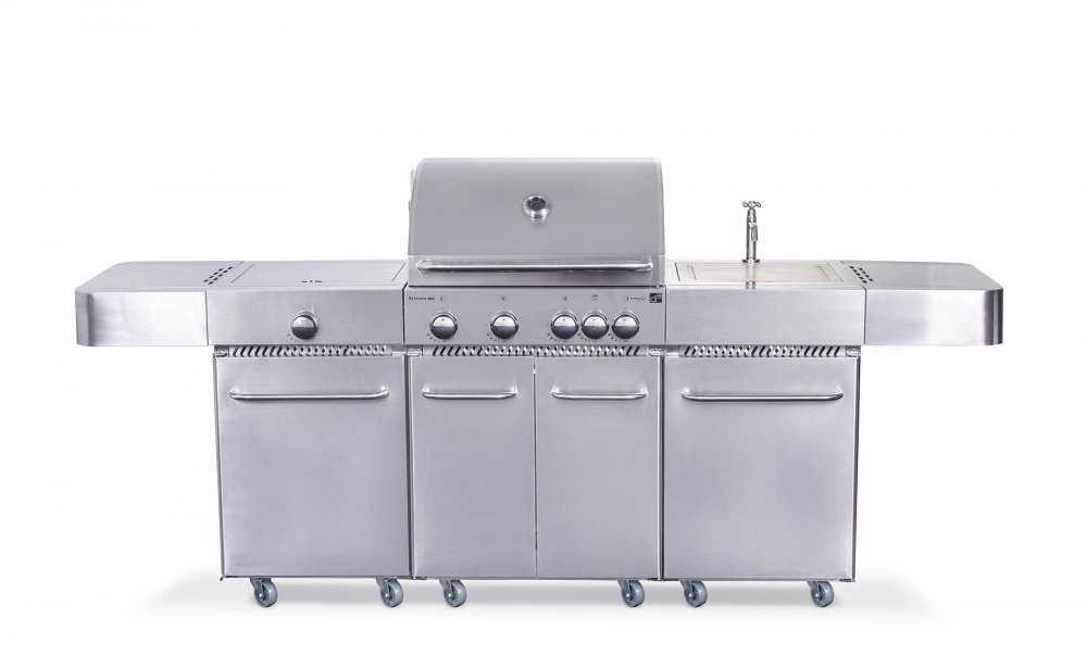 G21 Plynový gril G21 Arizona, BBQ kuchyně Premium Line 6 hořáků + zdarma redukční ventil G21-6390330