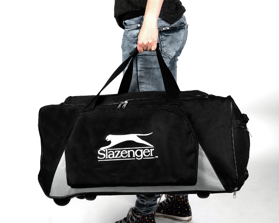 SLAZENGER Sportovní /cestovní taška s kolečky 65 x 34 cm černá ED-210018cern