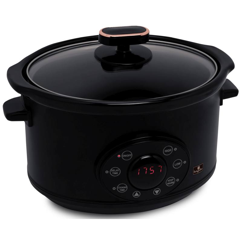 BERLINGERHAUS Pomalý hrnec s poklicí Slow Cooker 3,5 l Black Rose Collection BH-9501