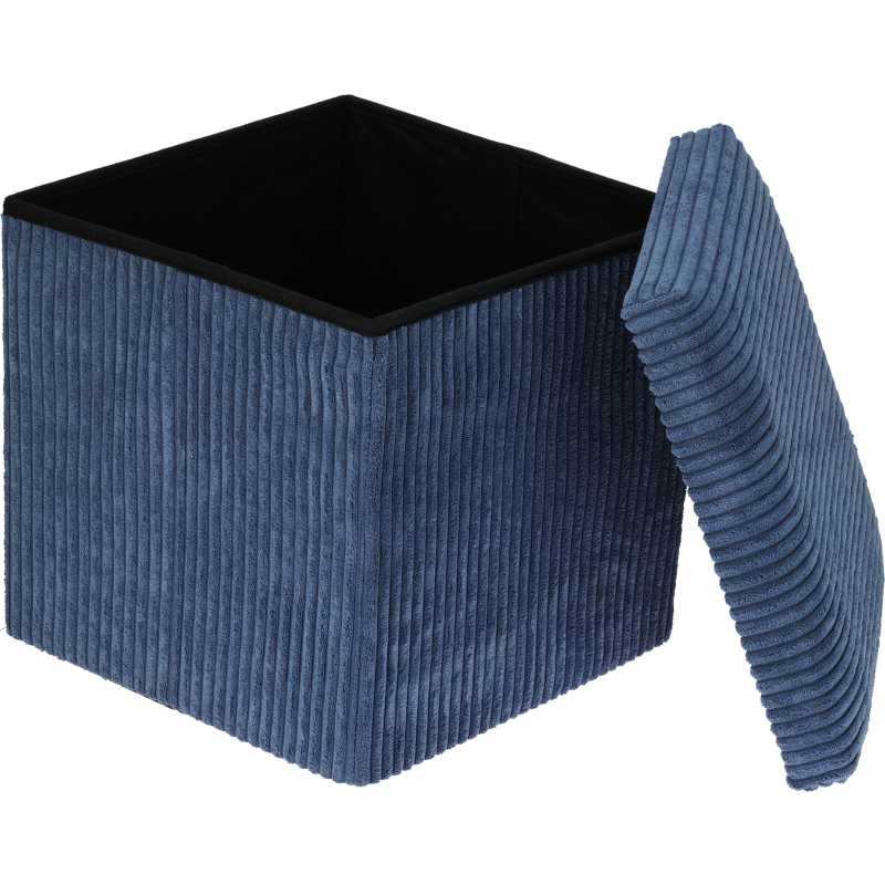 HOMESTYLING Taburet s úložným prostorem 38 x 38 x 38 cm růžová KO-170490550ruzo