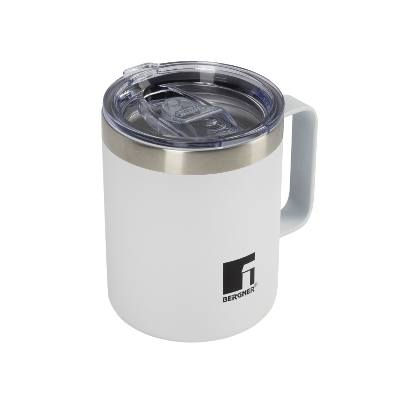 Bergner Termohrnek 350 ml nerez bílá BG-37788-WH