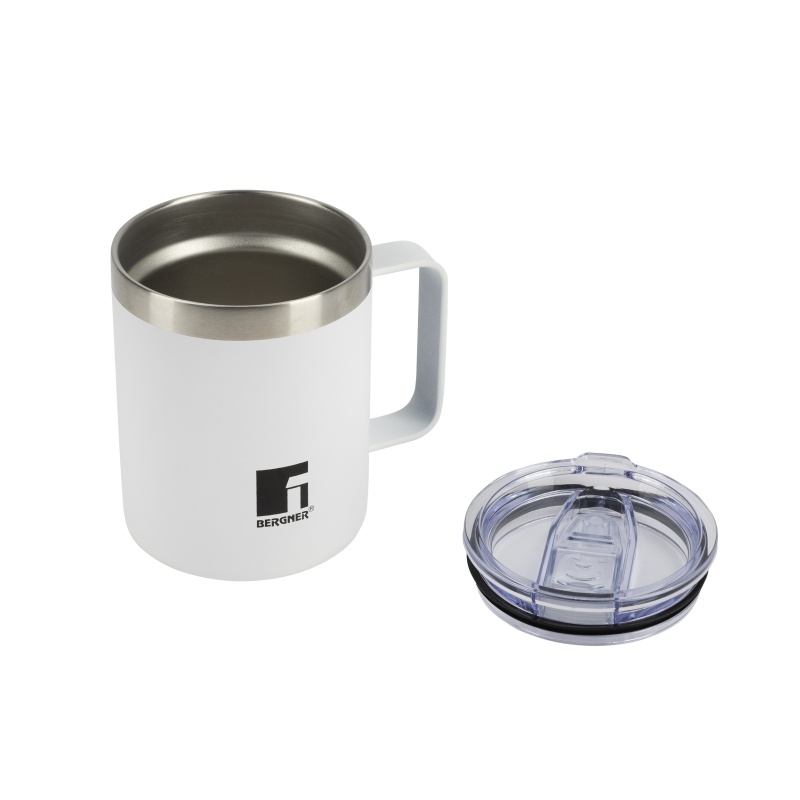 Bergner Termohrnek 350 ml nerez bílá BG-37788-WH