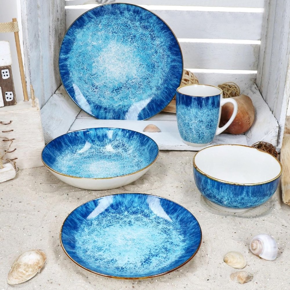 HIT Dezertní talíře sada 6 ks porcelán 19 cm OCEAN HT-24324269 - thumb (2)