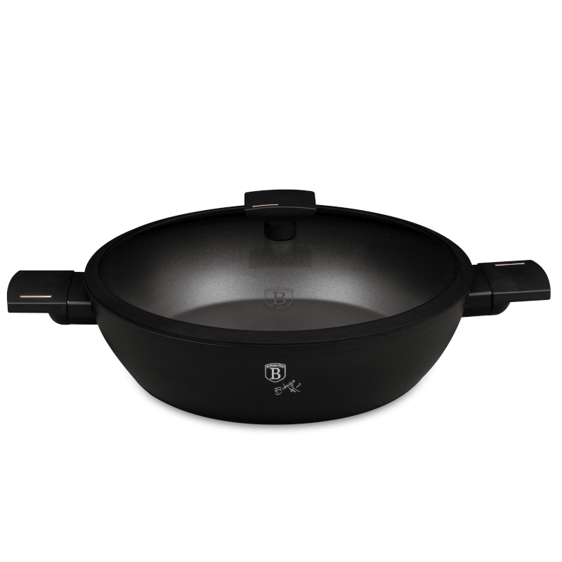 BERLINGERHAUS Kastrol s titanovým povrchem a poklicí 30 cm Monaco Collection BH-8278