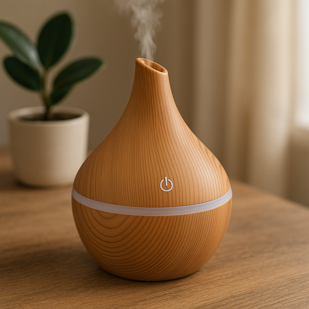 HOMESTYLING Zvlhčovač vzduchu s aroma terapií USB LED KO-MC5557340