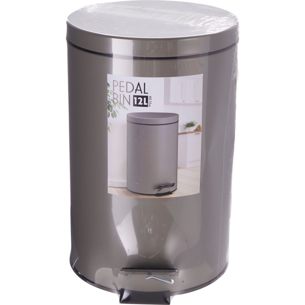 EXCELLENT HOUSEWARE Odpadkový koš pedálový 12 a 3 l bronzová KO-C88000080
