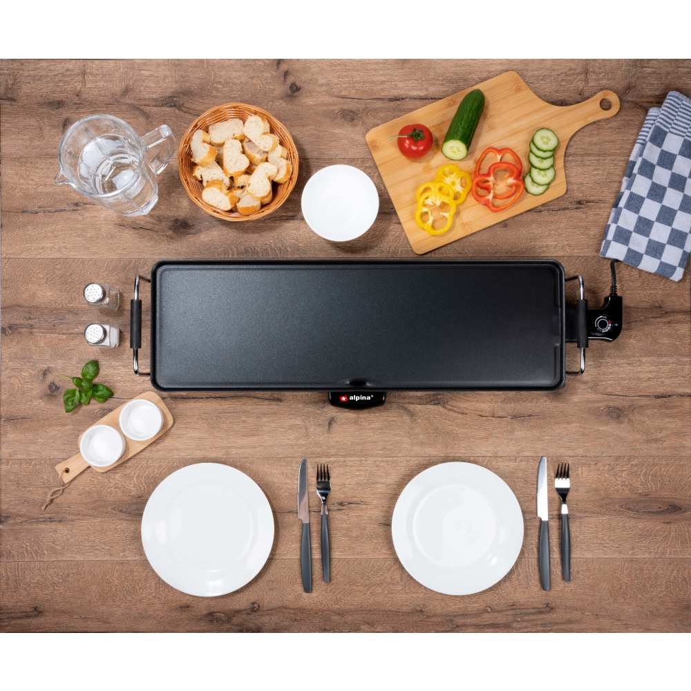 ALPINA Elektrický gril teppanyaki 1800W 70x23 cm ED-218210