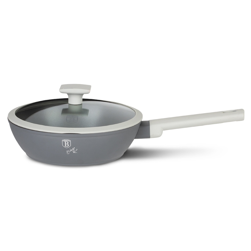 BERLINGERHAUS Panvica hlboká s pokrievkou s titánovým povrchom 24 cm Aspen Collection BH-7069