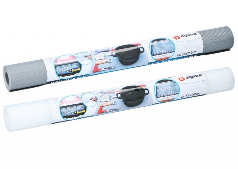 ALPINA Protiskluzová podložka do zásuvky 50 x 150 cm čirá ED-217647bila