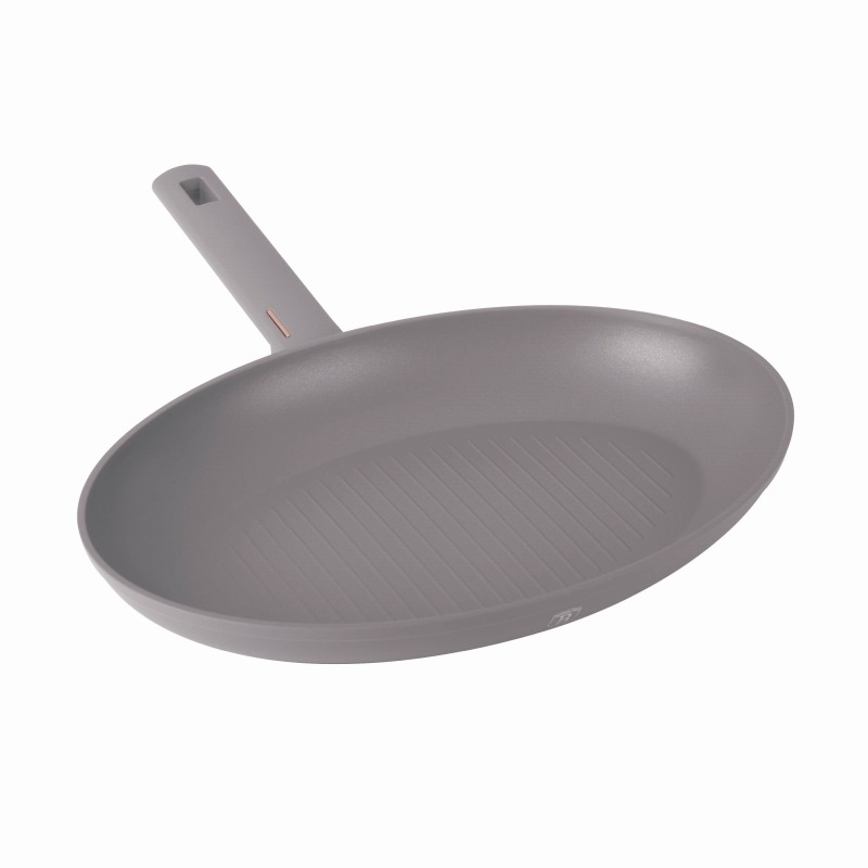 BERLINGERHAUS Pánev na ryby a steaky s titanovým povrchem 35 cm Taupe Collection BH-8104