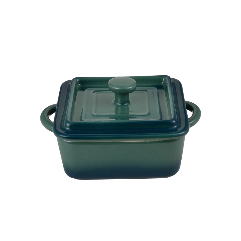 BERGNER Zapékací miska kamenina EXCALIBUR sada 2 ks zelená 250ml BG-13364-GR - thumb (1)