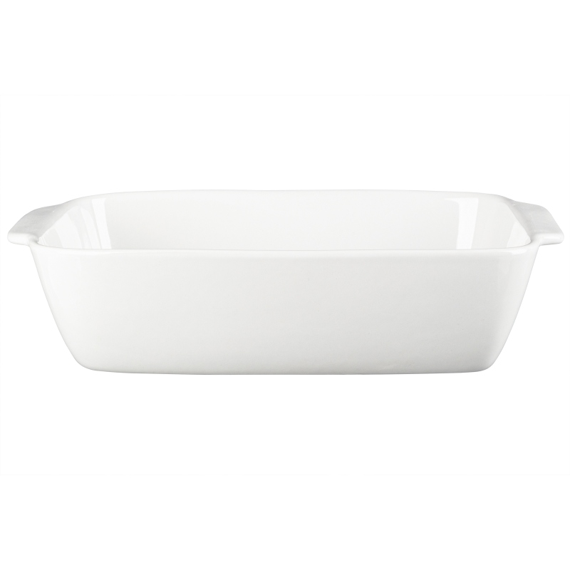 MASTERPRO Zapékací miska FOODIES 21x7,5x32cm kamenina bílá BGEU-2848 - thumb (1)