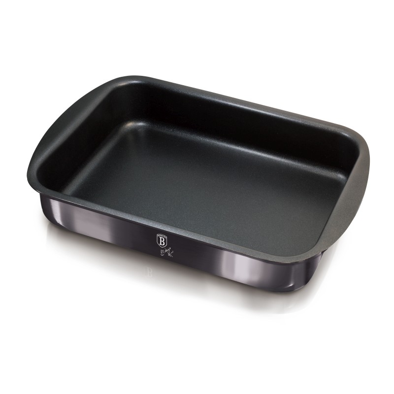 BERLINGERHAUS Plech na pečení s titanovým povrchem 40x28,5 cm Carbon Pro Line BH-7899