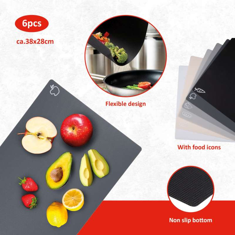 ALPINA Prkénko na krájení ohebné sada 6 ks 38x28cm ED-223849