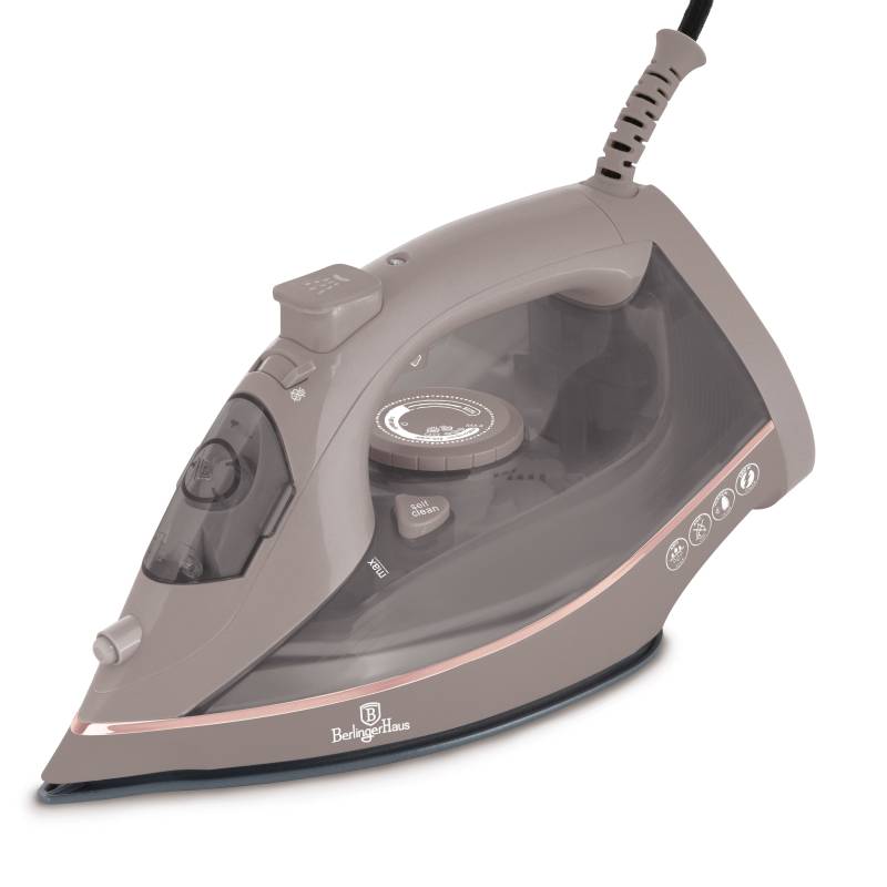 BERLINGERHAUS Žehlička napařovací 2200 W Taupe Collection BH-9594