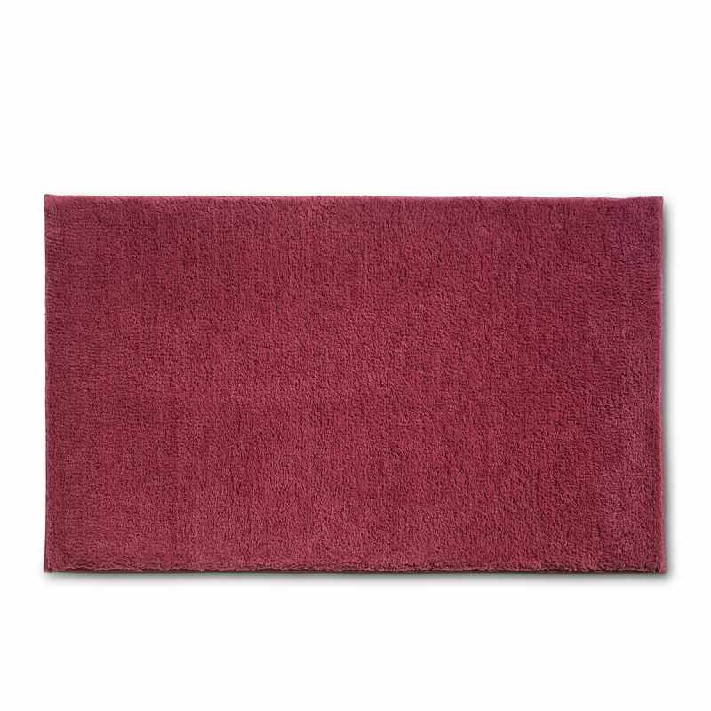 KELA Koupelnová předložka Maja 100% polyester malinovo červená 120x70x1,5cm KL-23579