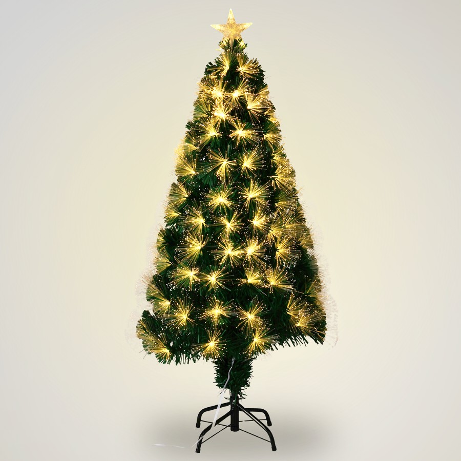 HOMESTYLING Vánoční stromeček s LED osvětlením 120 cm KO-AFB000420