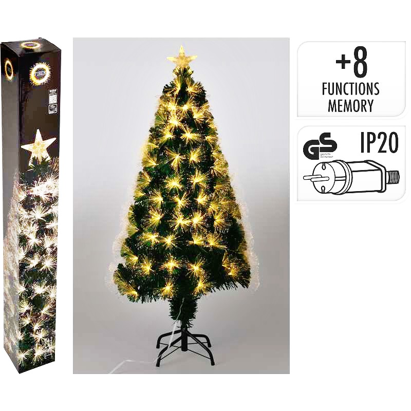 HOMESTYLING Vánoční stromeček s LED osvětlením 120 cm KO-AFB000420