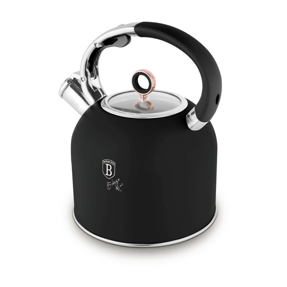 BERLINGERHAUS Konvice se skleněným víkem 3 l Black Rose Collection BH-8920