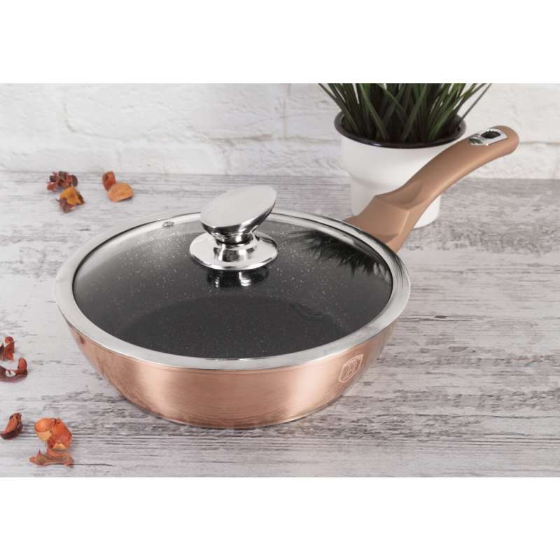 BERLINGERHAUS Pánev hluboká s poklicí 24 cm Rosegold Metallic Line BH-1517 - thumb (8)