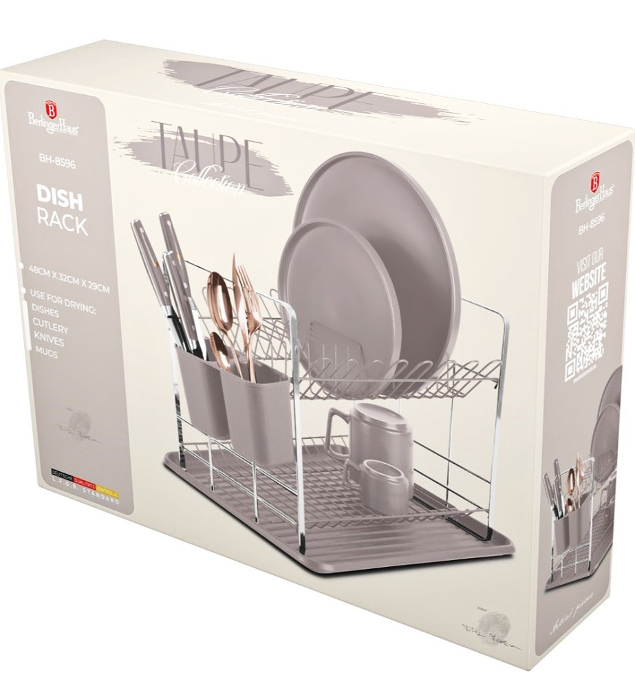 BERLINGERHAUS Odkapávač na nádobí Taupe Collection BH-8596