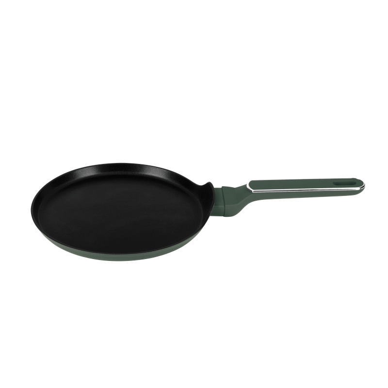 BERLINGERHAUS Pánev na palačinky s titanovým povrchem 25 cm Matte Green Collection BH-8153